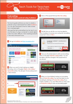 Podcasting: How-to guide screenshot